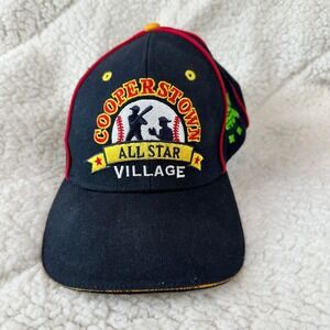 Legend Unisex Cooperstown All Star Village Hat L/XL Black Baseball Cap